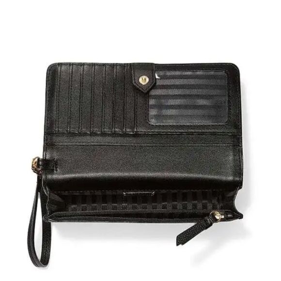 Victoria’s Secret Limited Edition Phone Wristled Wallet Croc Colorblock - Picture 5 of 6